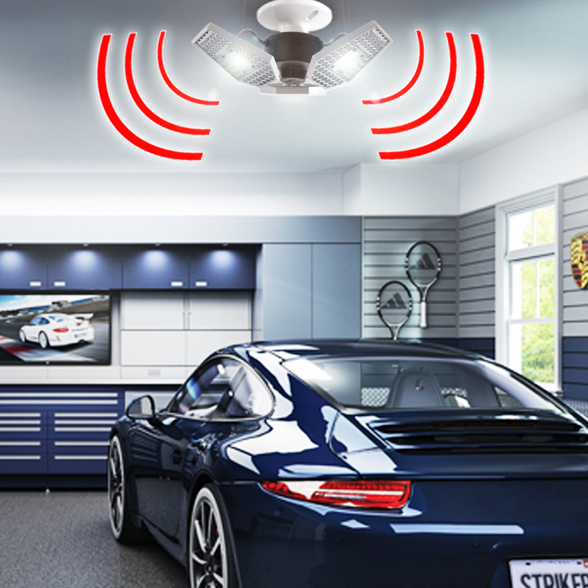 Cuál es la mejor bombilla del sensor de movimiento para el interior de su  garaje? - STKR Concepts Europe
