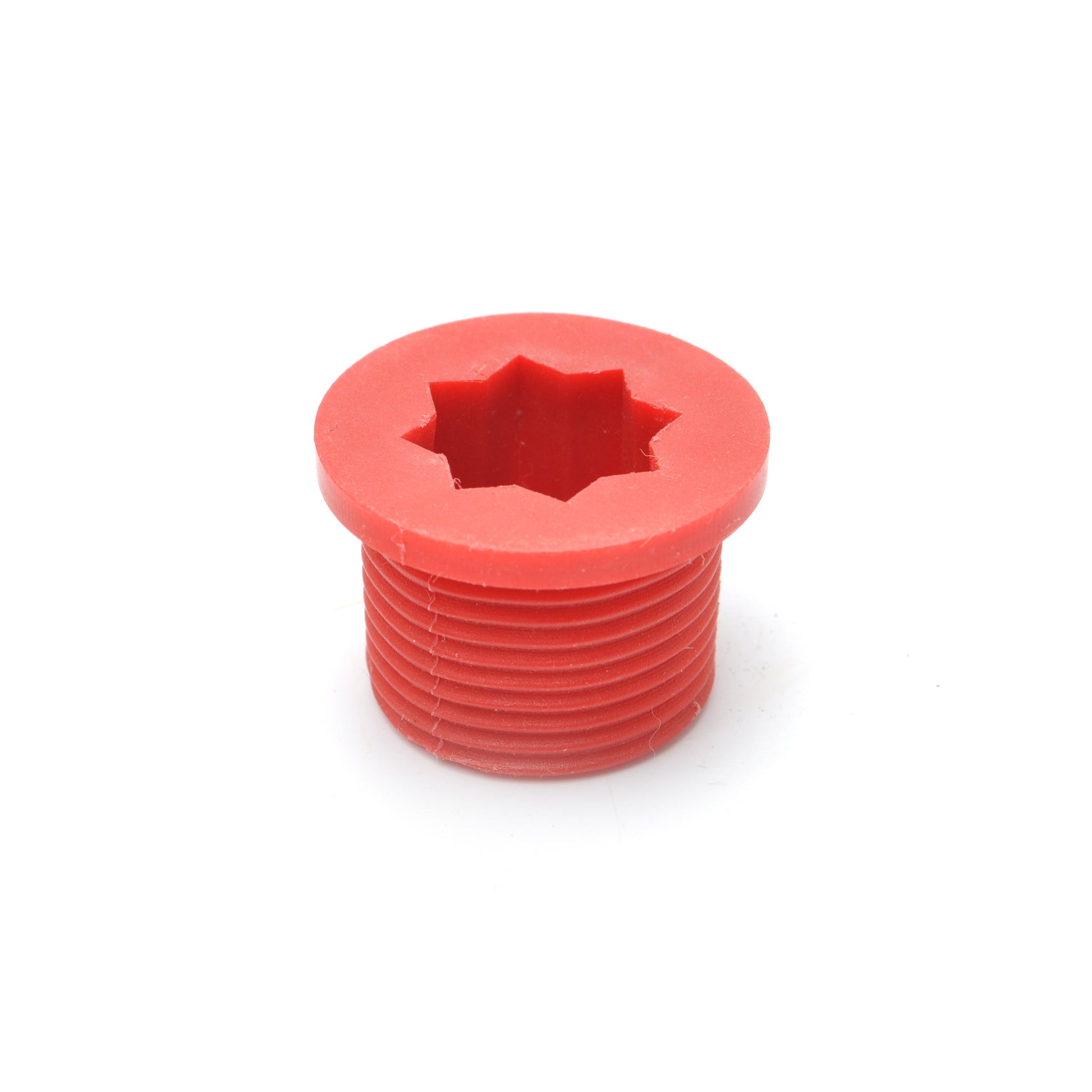 EZ Cap Red Threaded Plug