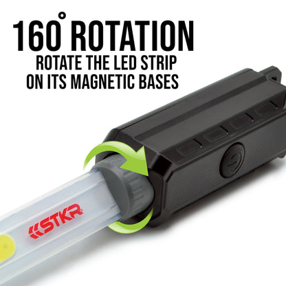 FLEXIT Under Hood Mechanics Light diagram showing base rotation