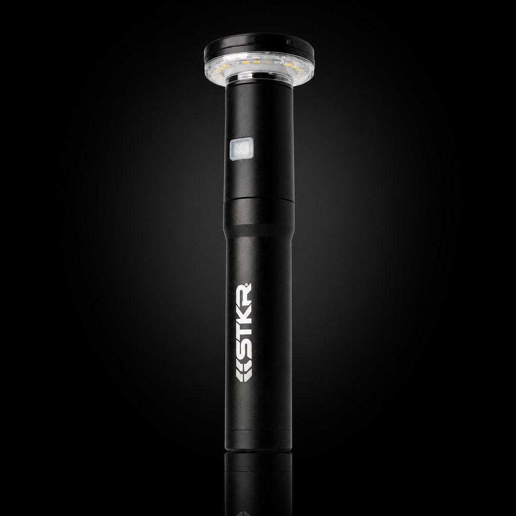 On-black product image for STKR Fli-PRO-Telescoping-Canopy-Light-Removeable-Flashlight-Head-1_sq_onBLK.jpg
