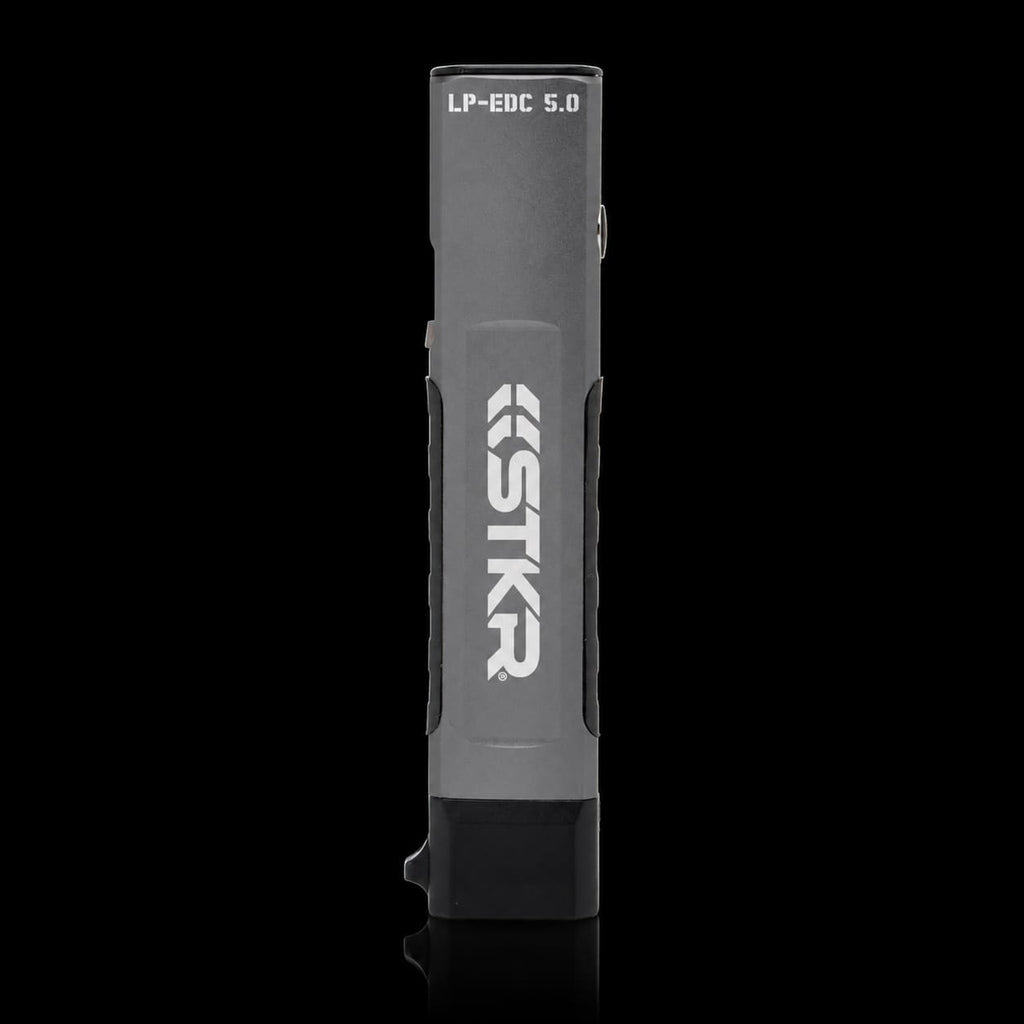 LP-EDC 5.0 Low Profile Everyday Carry "Flat" Flashlight front view on white