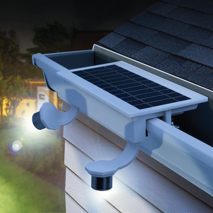 EZ Solar Home Security FLEXIT Spotlight - Gutter Mounted-Home Security Lighting-STKR Concepts